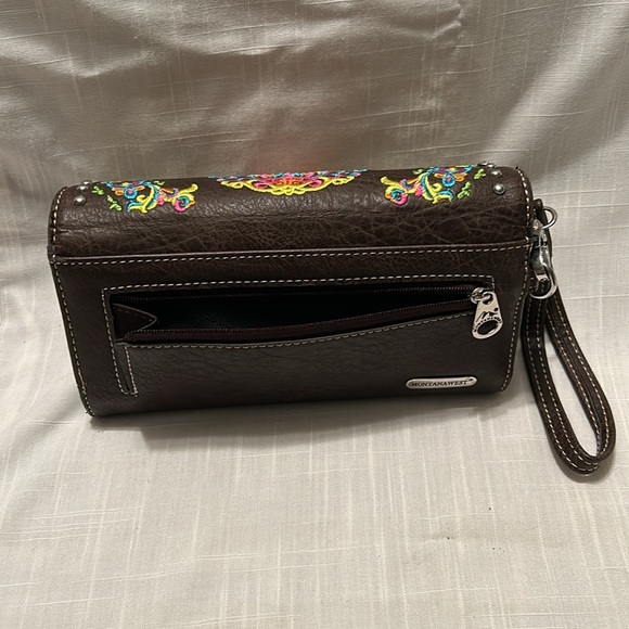 Montana West Sugar Skull Wallet/Wristlet - Picture 7 of 9